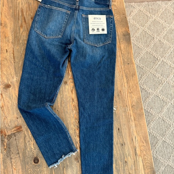 Etica Blue Distressed Women Jeans - Picture 10 of 11
